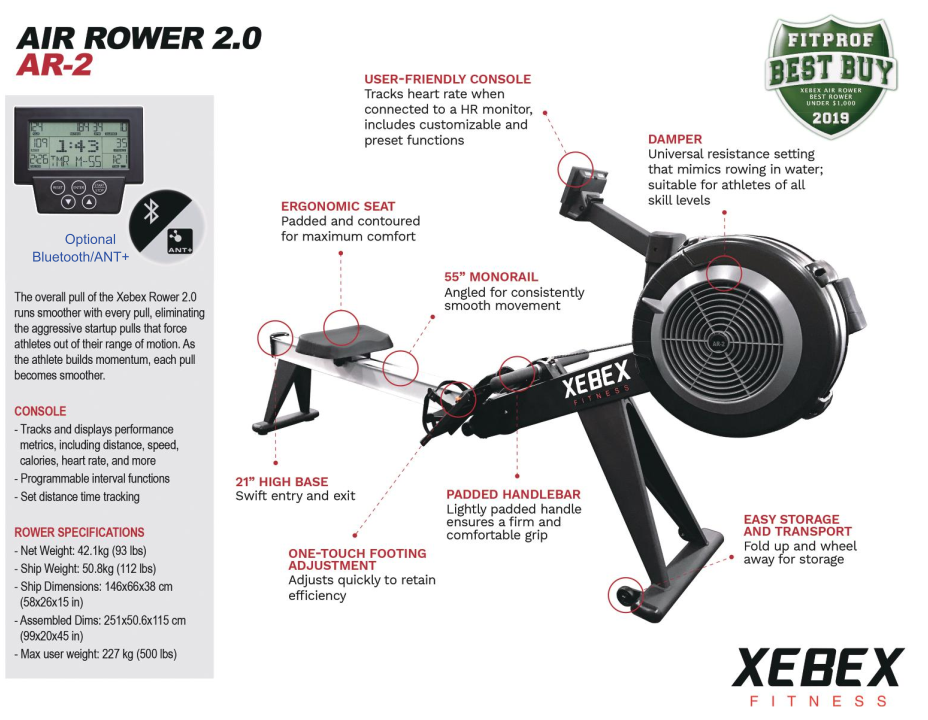 Xebex Air Rower 2.0